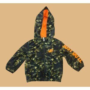 Baby Nike Camo Hooded Jacket 18M "Just Do It"